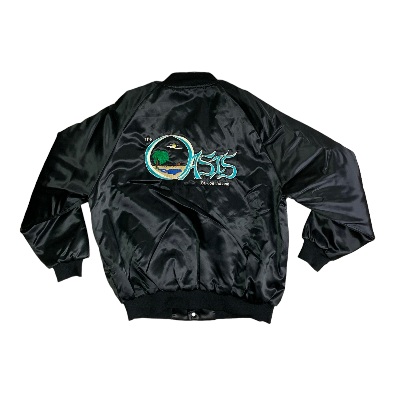 ジャケット・アウター 90s casanova italy silk blouson XL black 90s casanova italy silk blouson XL black ジャケット・アウター