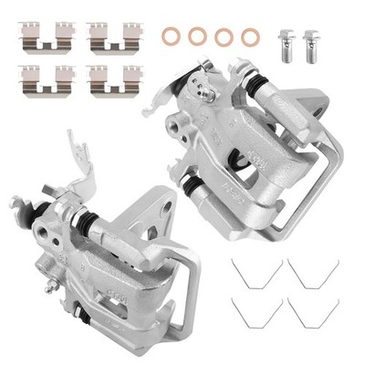 Rear Left Right Brake Caliper for Honda Accord Acura TSX 43019TA0A01 w/ Bracket