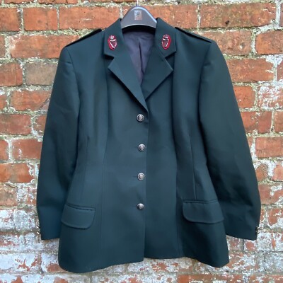 Vintage Royal Ulster Constabulary Blazer Women s 40  Chest Green Wool Jacket 