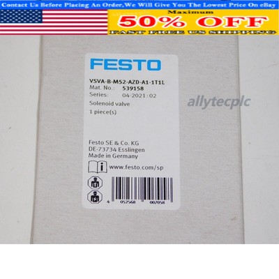 New FESTO VSVA-B-M52-AZD-A1-1T1L 539158 Solenoid Valve Module 145PSI 24VDC Unit