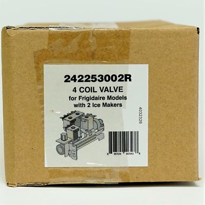 Water Inlet Valve for Electrolux Frigidaire 242253002 AP5669874 PS7321353