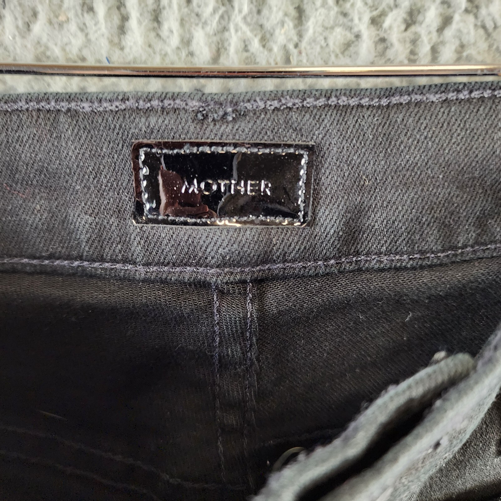 MOTHER The Patch Pocket Insider Ankle High Rise Jeans Womens 24 Pitch Button Zip - Picture 8 of 18
