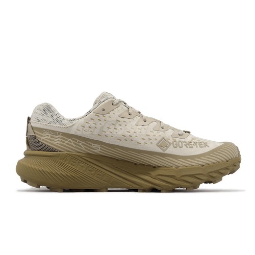 

Мужские беговые кроссовки Merrell Agility Peak 5 GTX Gore-Tex Vibram Beige Brown J068037, Бежевый, Agility Peak 5 Gtx