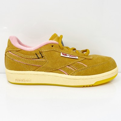 Reebok Girls Club C Revenge FW4646 Коричневая повседневная обувь Кроссовки Размер 13,5