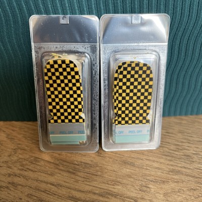 Real Nail Polish Strips Sally Hansen Salon Effects Sound Check 801 Black Yellow 