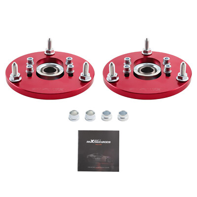 Camber Plates Fit BMW E46 Pillow Adjustable 318 325i 325is M3 Coilover Kit Great