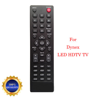New Remote for Dynex LED HDTV TV DX-55L150A11A, DX-LDVD19-10A, DX-32L100A11