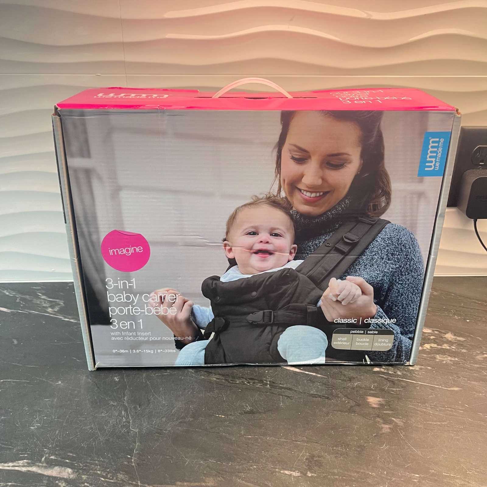 Diono We Made Me Imagine Deluxe 3-in-1 Baby Carrier Pebble Grey