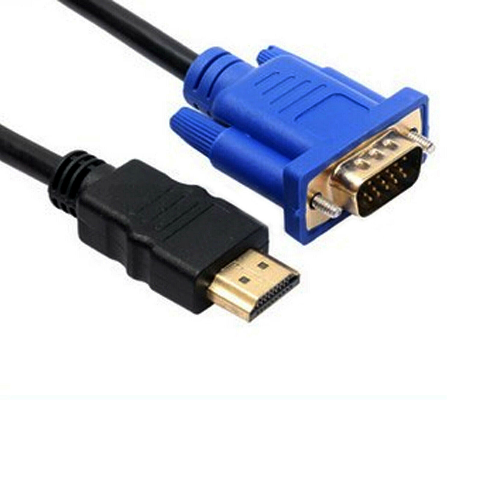 1.5M HDMI To VGA Cables HD-15 D-SUB Video Adapter HDMI Cable For PC HDTV Monitor