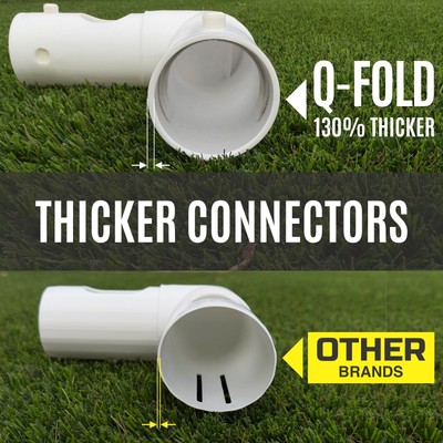 Q-FOLD Match Soccer Goal 16x7'