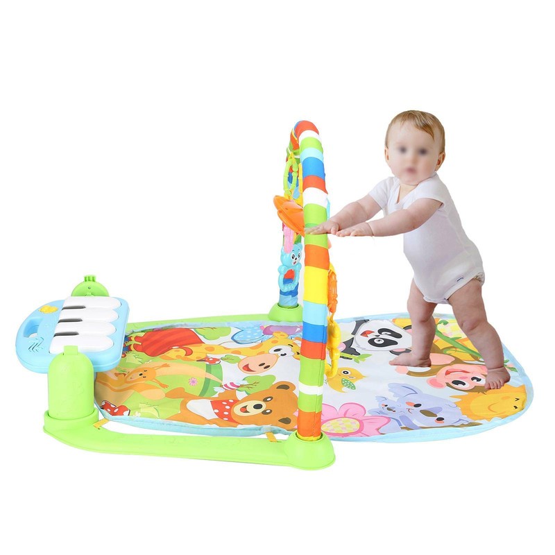 Musik Erlebnisdecke mit Spielbogen Babydecke Krabbeldecke Spielmatte Baby  Decke
