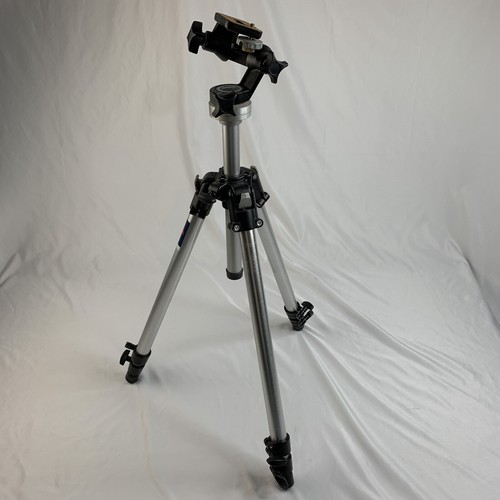 Bogen Manfrotto 3001 Professional Tripod w 3025 Head Made In Italy Box