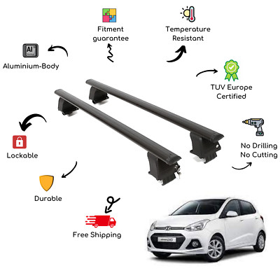 Bare Крыши рейка крестовина Bars компл.  HYUNDAI i10 LA 5 дверь/ 19-Up черный