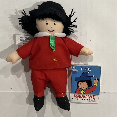 Pepito Madeline Miniatures Plush Doll by Eden 1998 Vintage Plushie Stuffed Toy