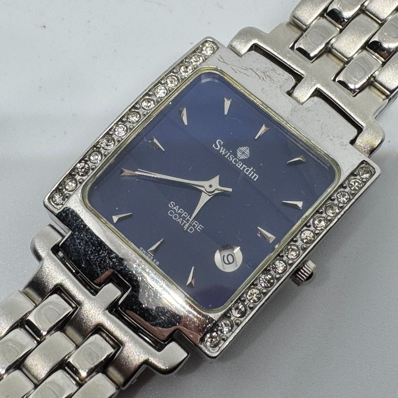 Chander 時計　Quarts swiss made Vintage Xavier Quartz Men's Watch Masterpiece Diamond Swiss