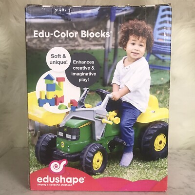 Edushape Edu-Color Building Blocks, 80 Pieces