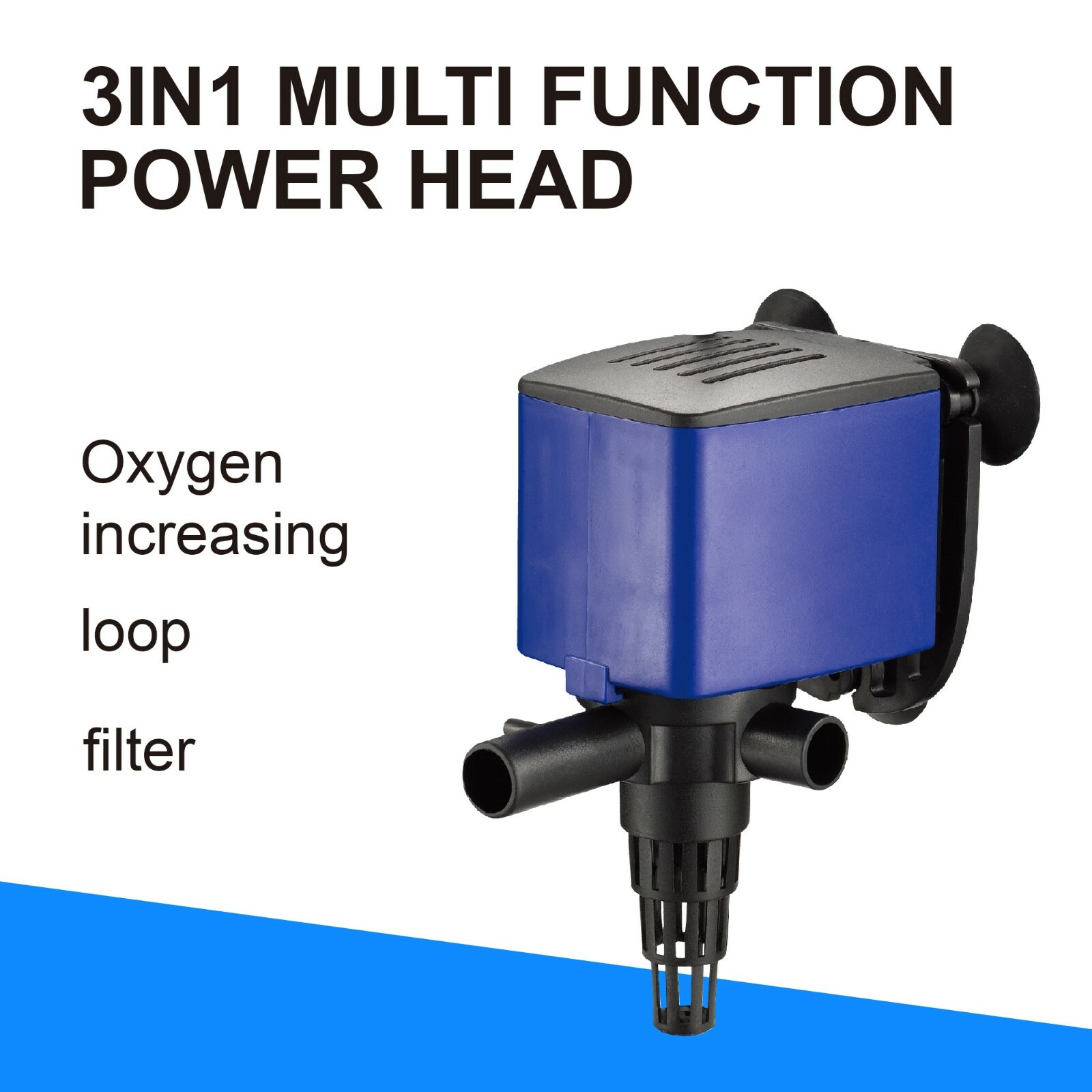 2X 475 GPH Powerhead Submersible Pump Aquarium Fish Tank Undergravel