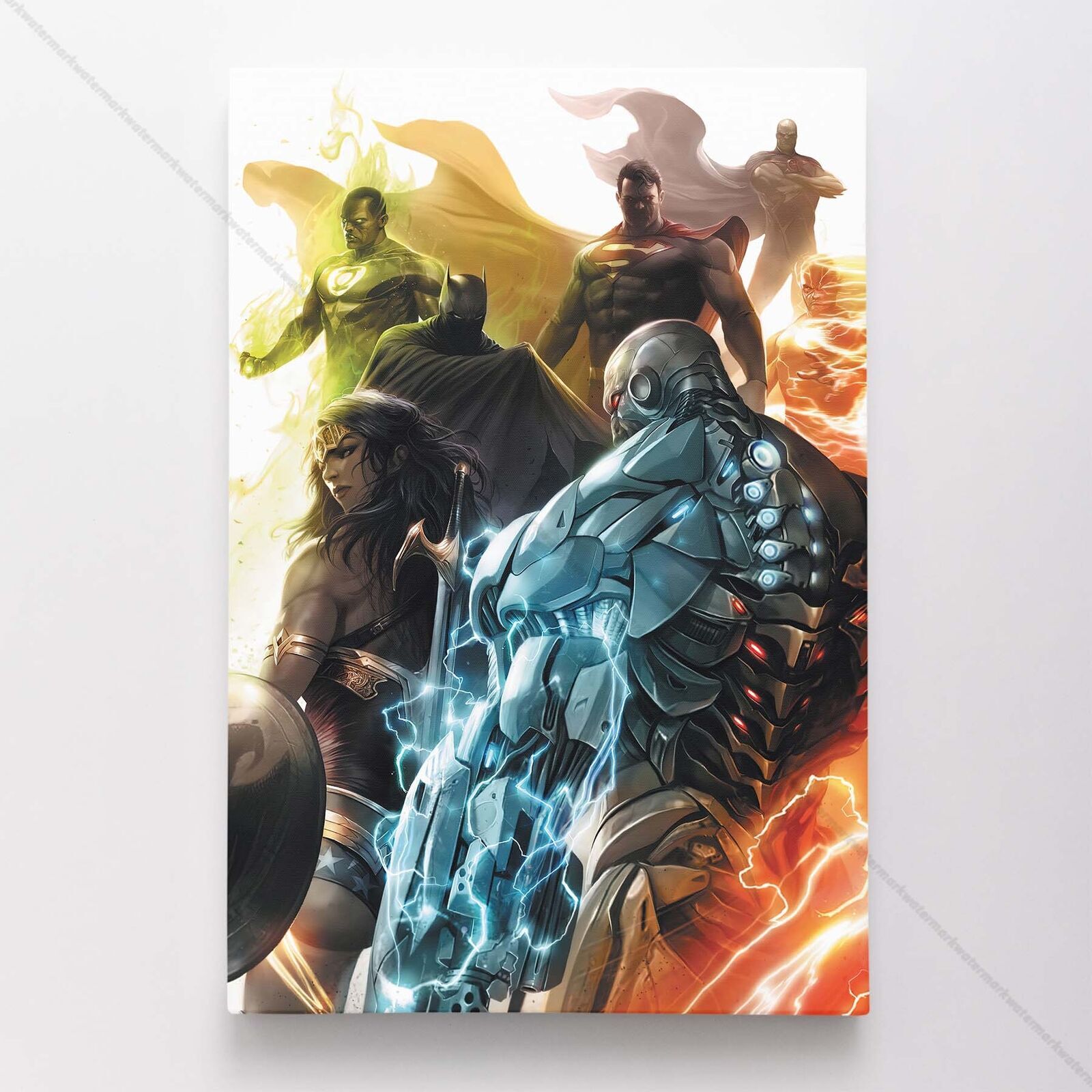 Justice League Poster Canvas Vol 4 #34 DC Superhero Comic Book Art Print