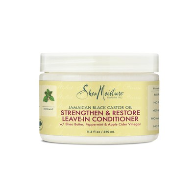 SheaMoisture 100% Pure Jamaican Black Castor Oil Leave In Conditioner 