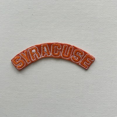 Syracuse University    3  x 3  Embroidered Iron-on Patch