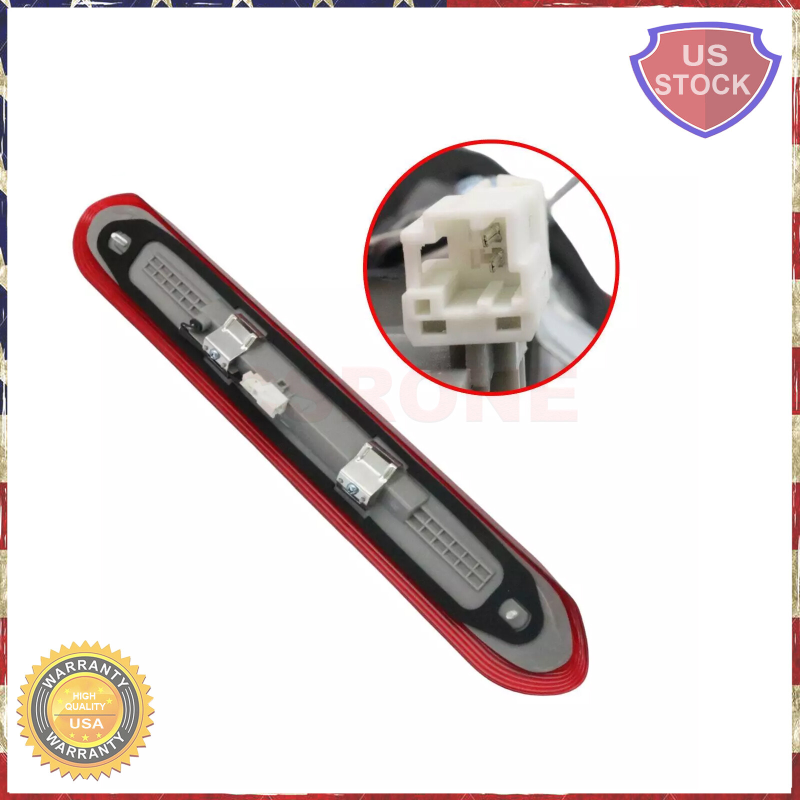 Third Brake Light LED Stop Center 26590-4JA0C For Nissan Navara NP300 D23 14-24 Third Brake Light LED Stop Center 26590-4JA0C For Nissan Navara NP300 D23 14-24