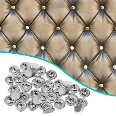 100Pcs Metal Heavy Duty Fastener Snap Press Stud Cap Button Base Kit Marine Boat