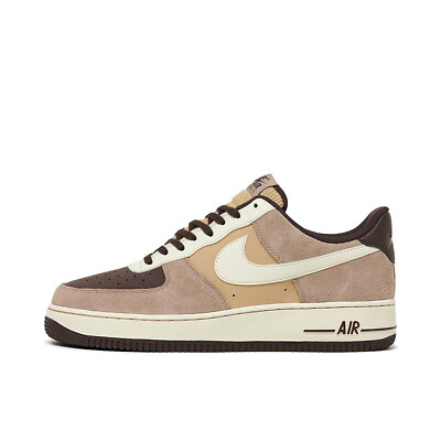 Men's Nike Air Force 1 '07 LV8 EMB Hemp/Coconut Milk (FB8878 200) - 8.5