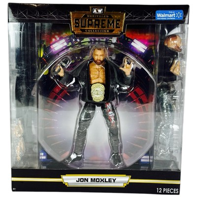 AEW Unrivaled SUPREME JON MOXLEY Figure Title Jazwares Walmart Exclusive 2025