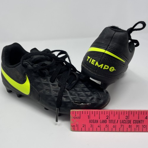 シューズ Nike Tiempos 26cm Vintage NIKE TIEMPO black Football Boots Shoes Size UK 7