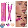 Dual-Ended Freckle Stamp Pen – Realistic Faux Freckles Makeup with Soft Sponge Stamp and Precision Tip – Waterproof Long-Lasting Freckle Marker for Natural or Bold Looks (03 Caramel Brown)