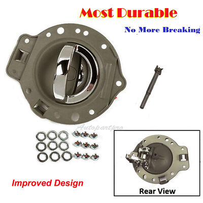 CR2823ME2NS For 06-10 COMMANDER INSIDE HANDLE Khaki & CHROME BOLT FRONT RIGHT