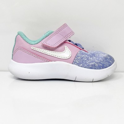 

Nike Girls Flex Contact TDV AV8564-400 Синие кроссовки для бега, размер 5C, Синий, Flex Contact TDV