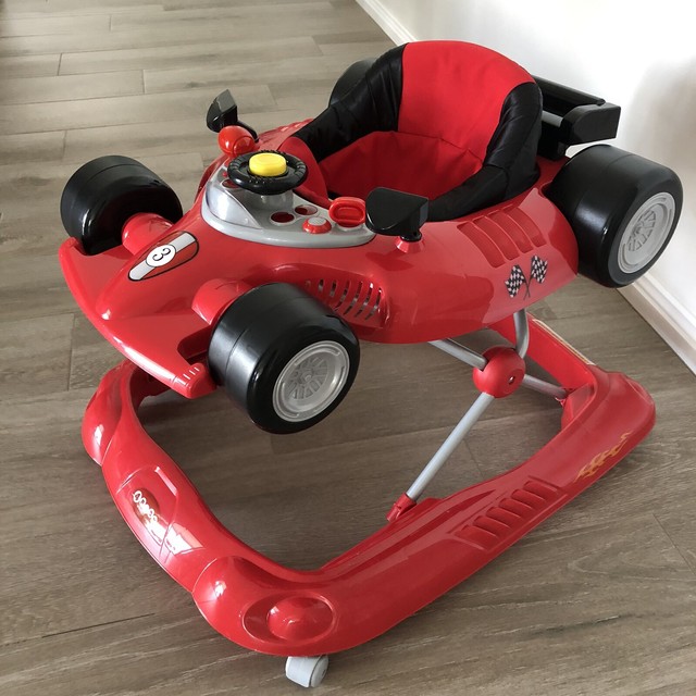 racing car baby walker