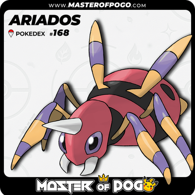 ✅ TRADE - Complete POKEDEX 🟥 | #168 - ARIADOS · Pokémon GO