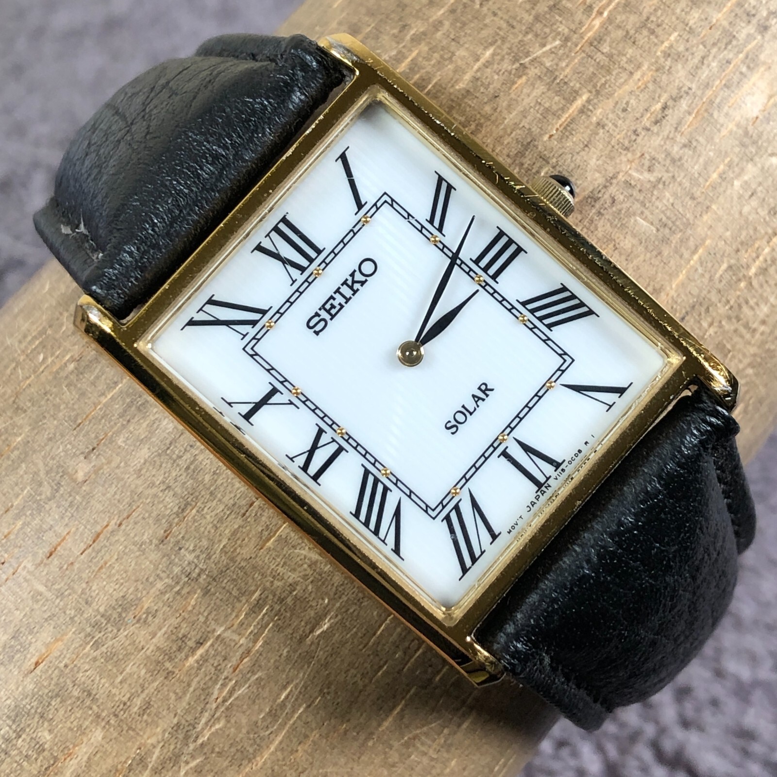 SEIKO Solar レザー 腕時計 ソーラー セイコー V115-0BD0 セイコー/型番：V115-0BD0/ソーラー電池/腕時計の買取実績