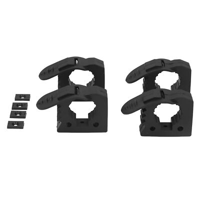 4 Pcs Roof Rack Shovel Mount 30 40mm 11kg Load Capacity Rubber Clamp Mount