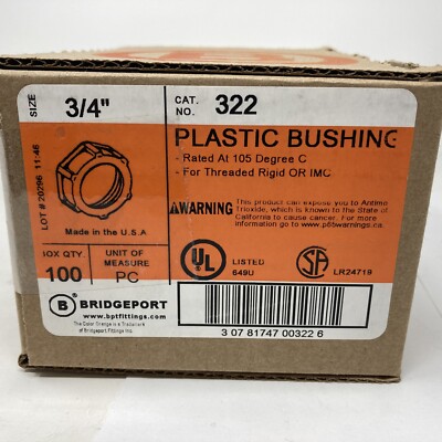Bridgeport #322 Plastic Bushing (Box of 100)