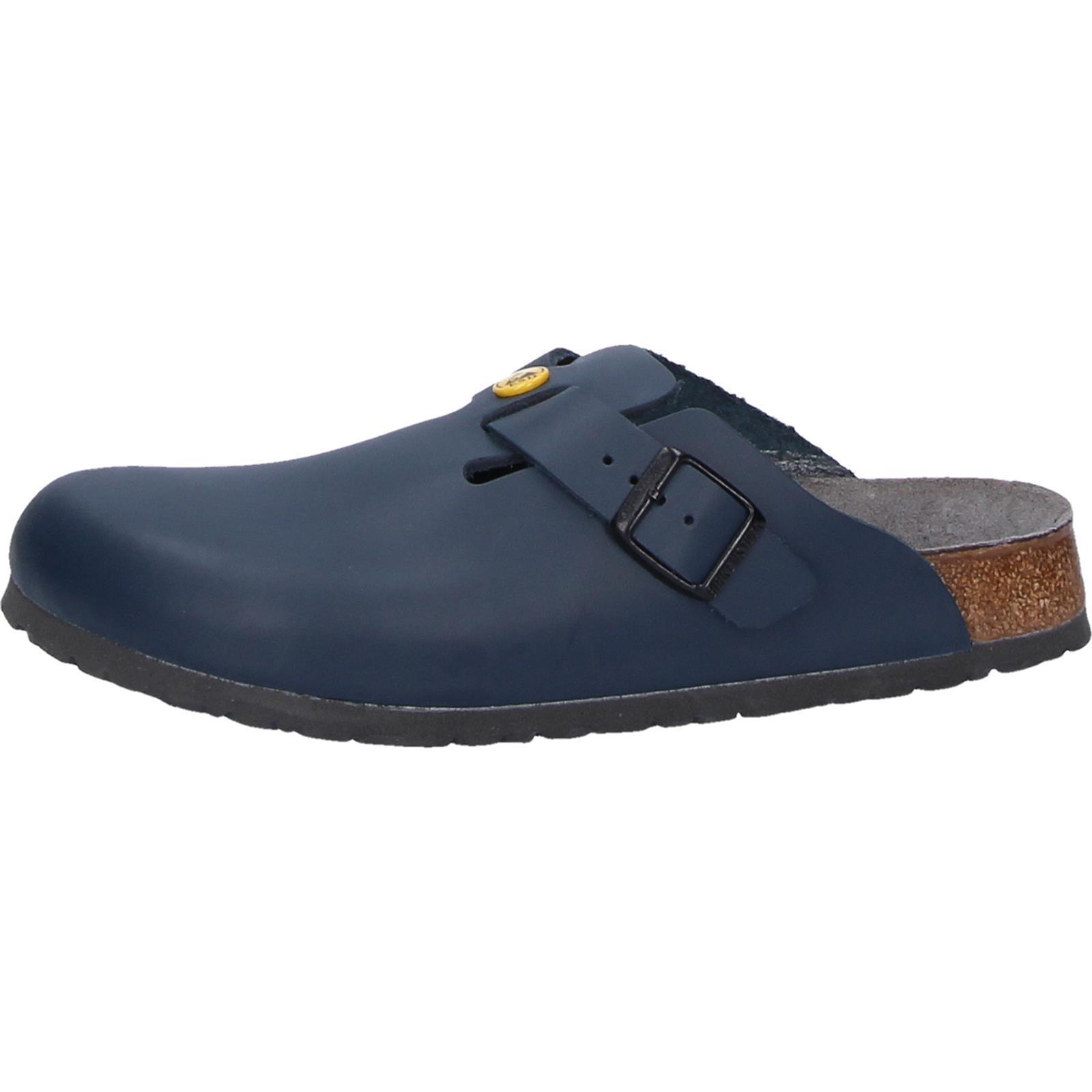 BIRKENSTOCK BIRKENSTOCK BOSTON PANTOLETTE ESD BLAU DAMEN GR. 37