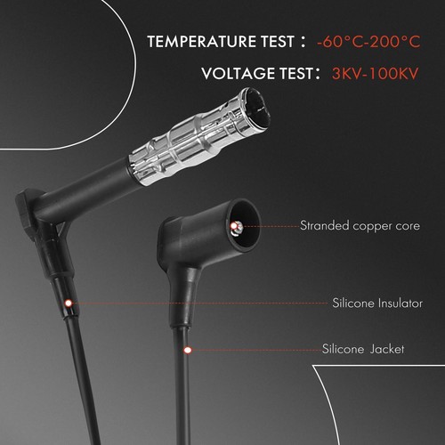 7x Spark Plug Wire Sets for Mercedes-Benz W124 300CE 300E W140 300SE R129 300SL