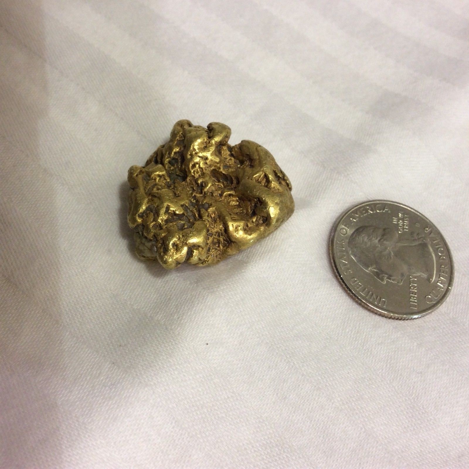 ** Gold in Quartz Specimen .. California Gold - 46.8 Grams **