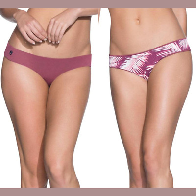 NWT Maaji [ Large ] Sublime Signature Cut Bikini Bottom in Juneberry #T1040