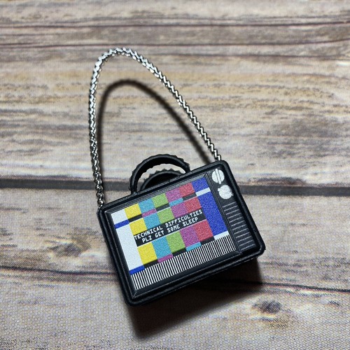 Lol Surprise Omg Doll Accessory Chillax Av Tv Striped Black