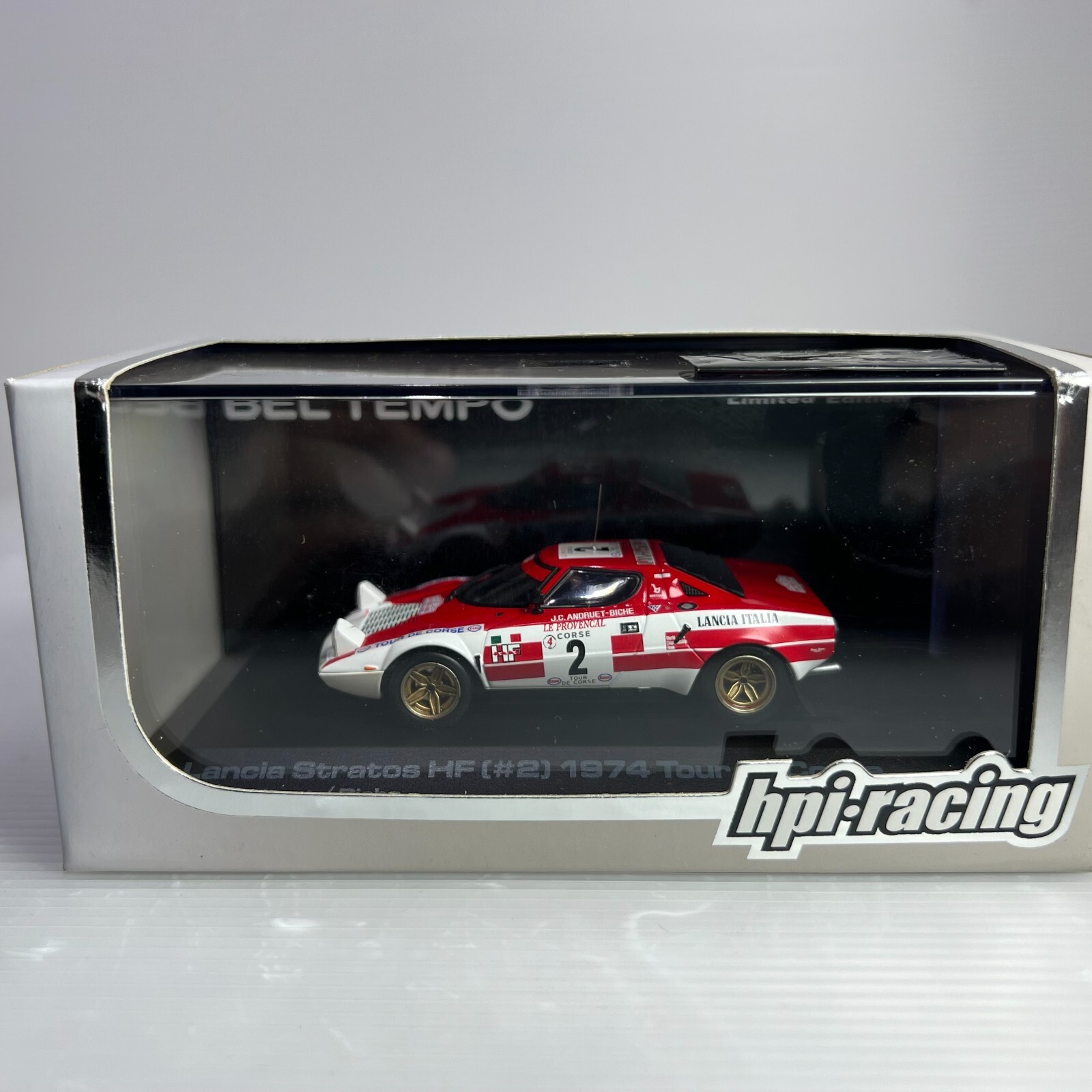 HPI 1/43ランチアストラトスHF (#6) 1976 モンテカルロ 1/43 hpi ランチア ストラトス HF 1976 モンテカルロ 優勝 サンドロ