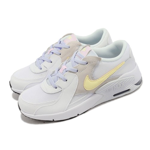 

Nike Air Max Excee PS White Citron Tint Детская повседневная обувь для дошкольников CD6892-118, Белый, Air Max Excee Ps