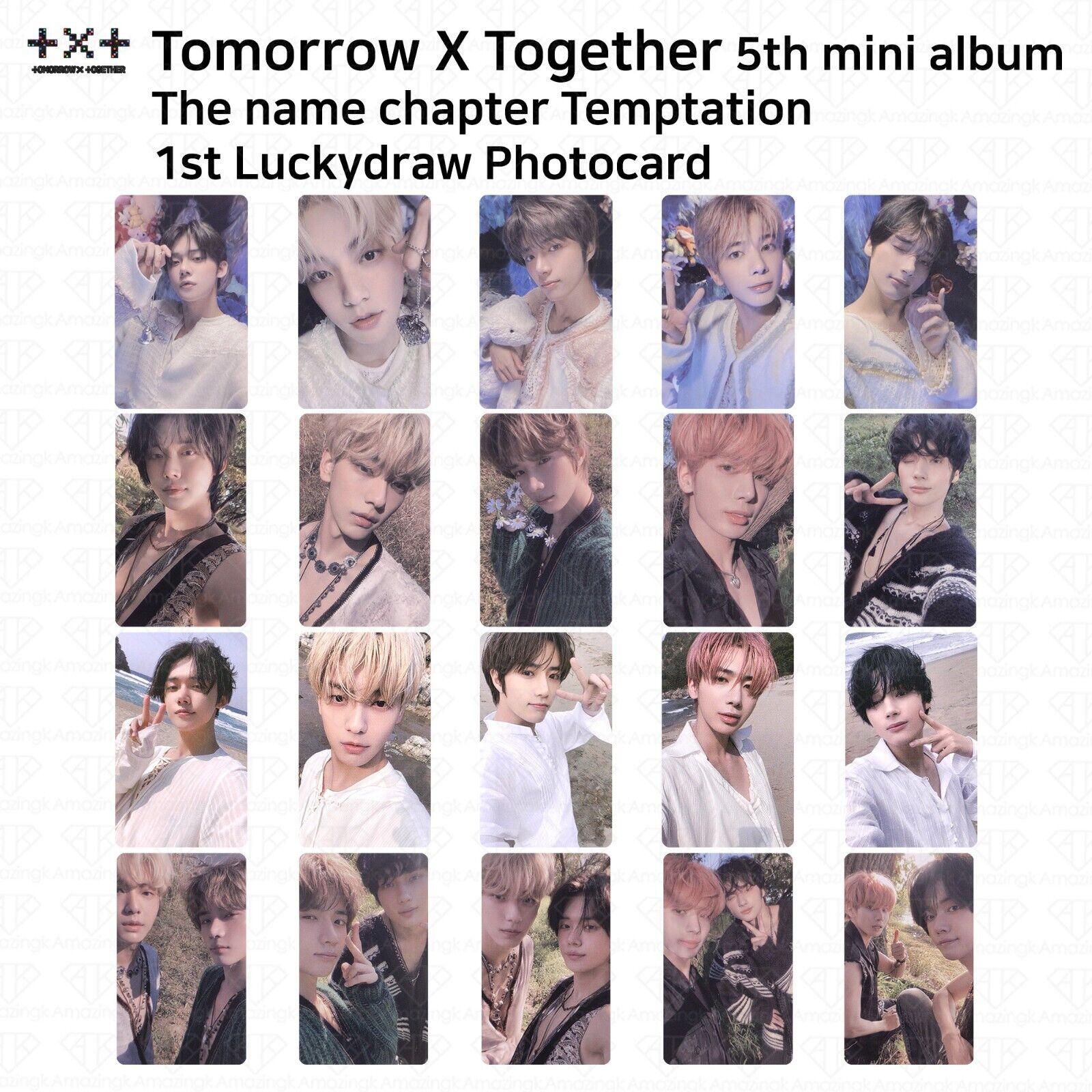 TXT 5th Mini Album The Name Chapter Temptation Lucky Draw TXT 5th Mini Album The Name Chapter Temptation Lucky Draw