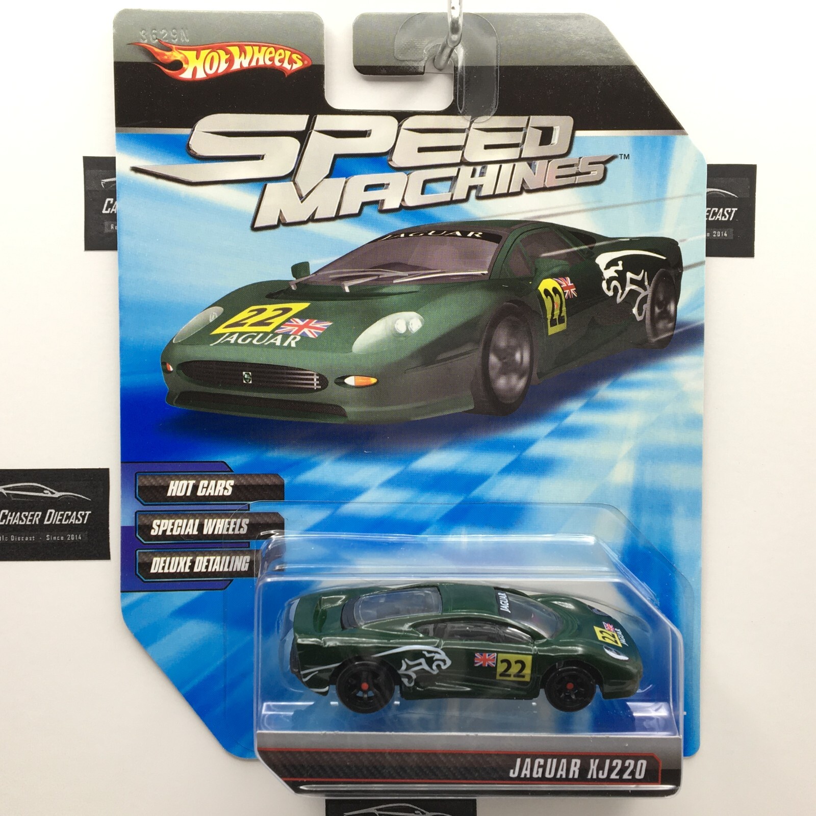 Hot Wheels SPEED MACHINES 2010 | Jaguar XJ220 (green) | co