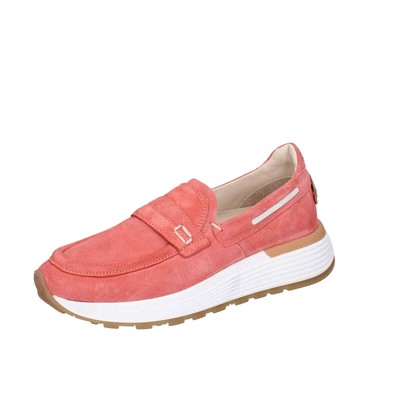 shoes women MOMA loafers pink suede 3FS413-CRP13 BC813