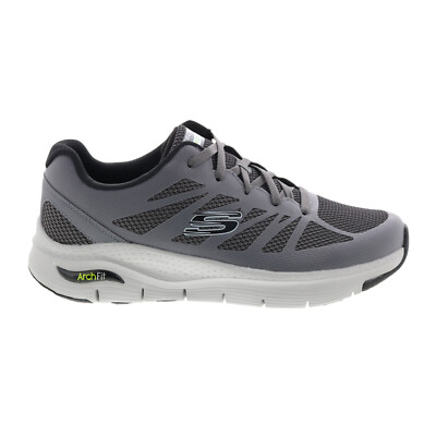 

Skechers Arch Fit Charge Back 232042WW Мужские Серые Сверхширокие Кроссовки Обувь, Серый, Skechers Arch Fit Charge Back