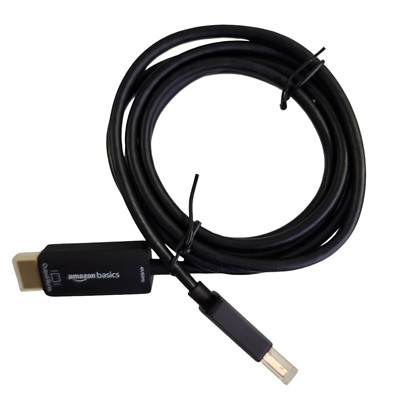 AmazonBasics 3ft High Speed DisplayPort to HDMI Cable 4k@60Hz 1920x1200 1080p