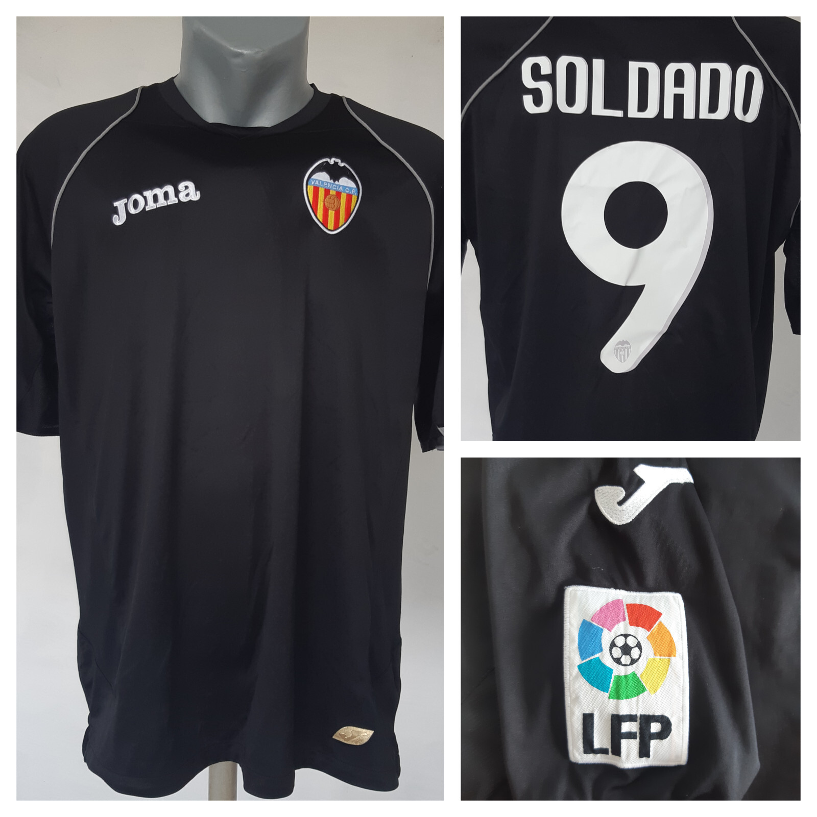 ウェア 10/11 Valencia CF Away Jersey MEN'S FC VALENCIA 2010/2011 AWAY FOOTBALL SOCCER SHIRT